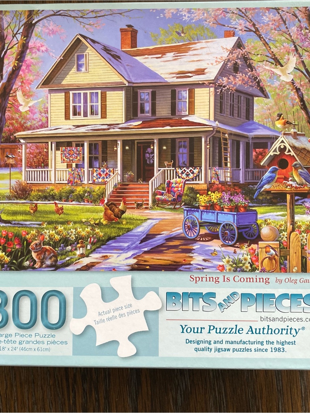 Bits and Pieces Spring is Coming 300 Ct Puzzle